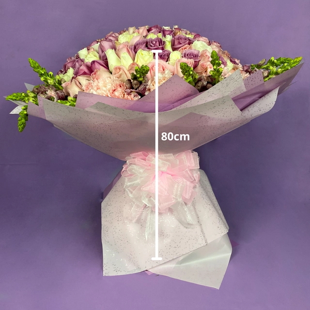 Ramo Rapunzel de 200 Rosas