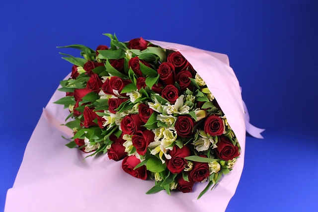 Bouquet 48 Rosas Rojas