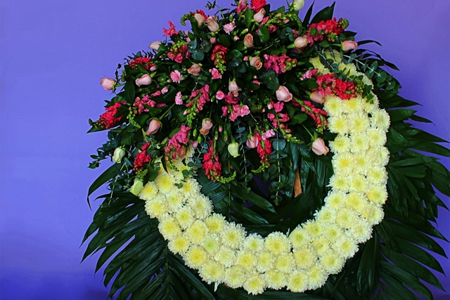 Corona Fúnebre Rosa