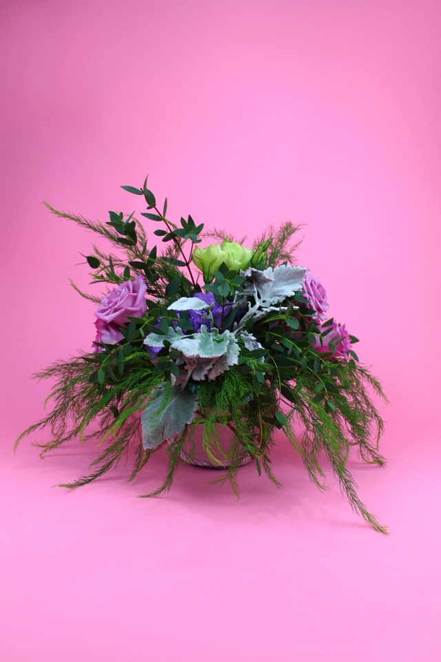 Centro de Mesa con Plumoso