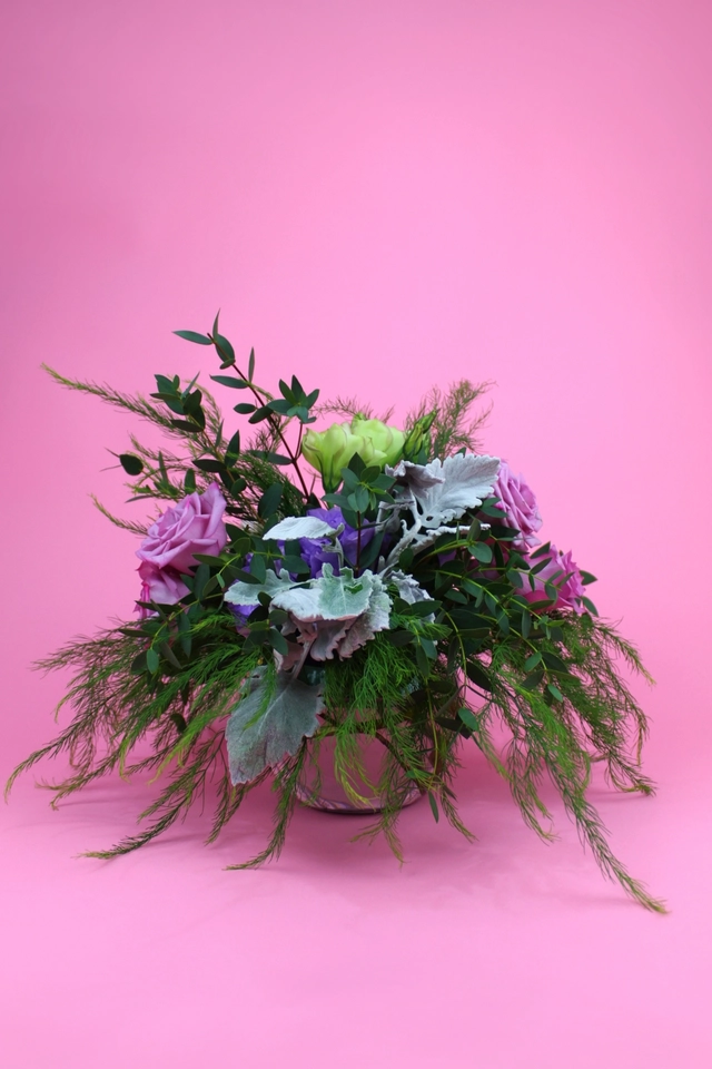 Centro de Mesa con Plumoso