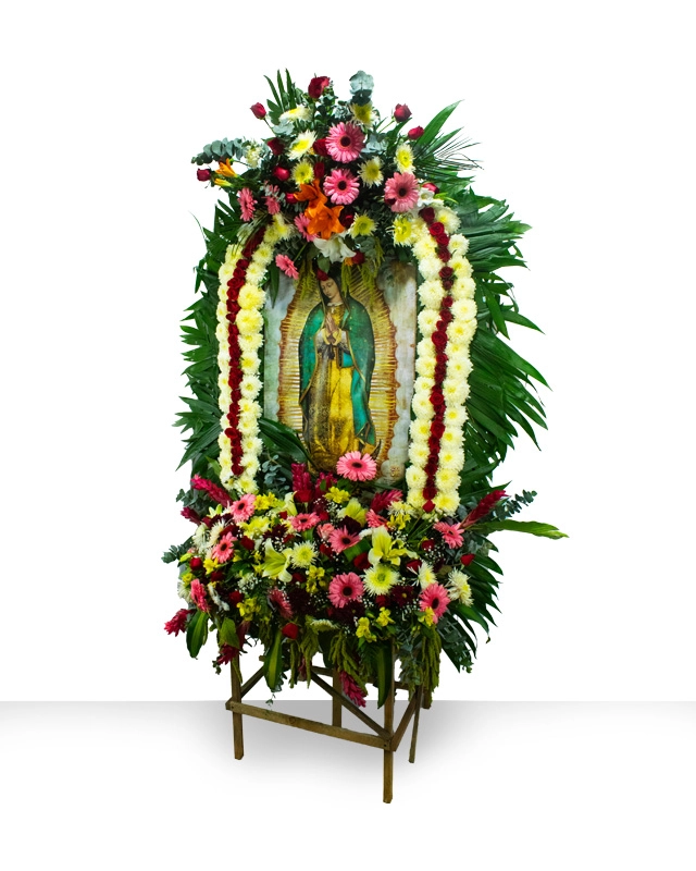 Corona de Flores Virgen de Guadalupe